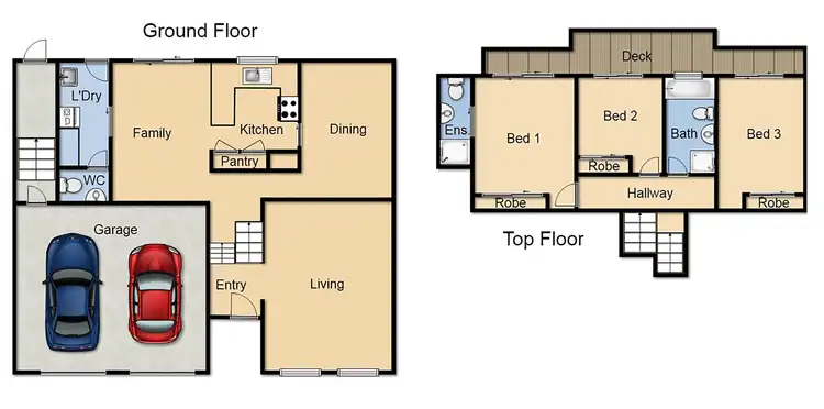 Floorplan of Homely unit listing, 47/1 Wilkins Street, Mawson ACT 2607