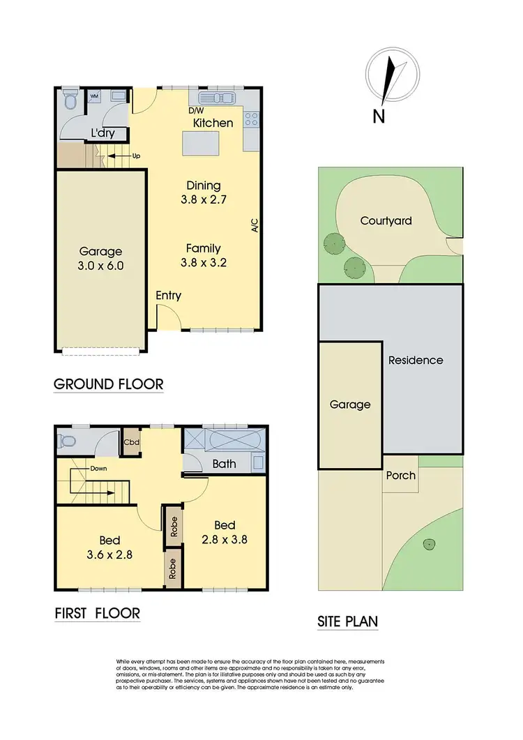Floorplan of Homely unit listing, 6/12 Parkview Avenue, Greensborough VIC 3088