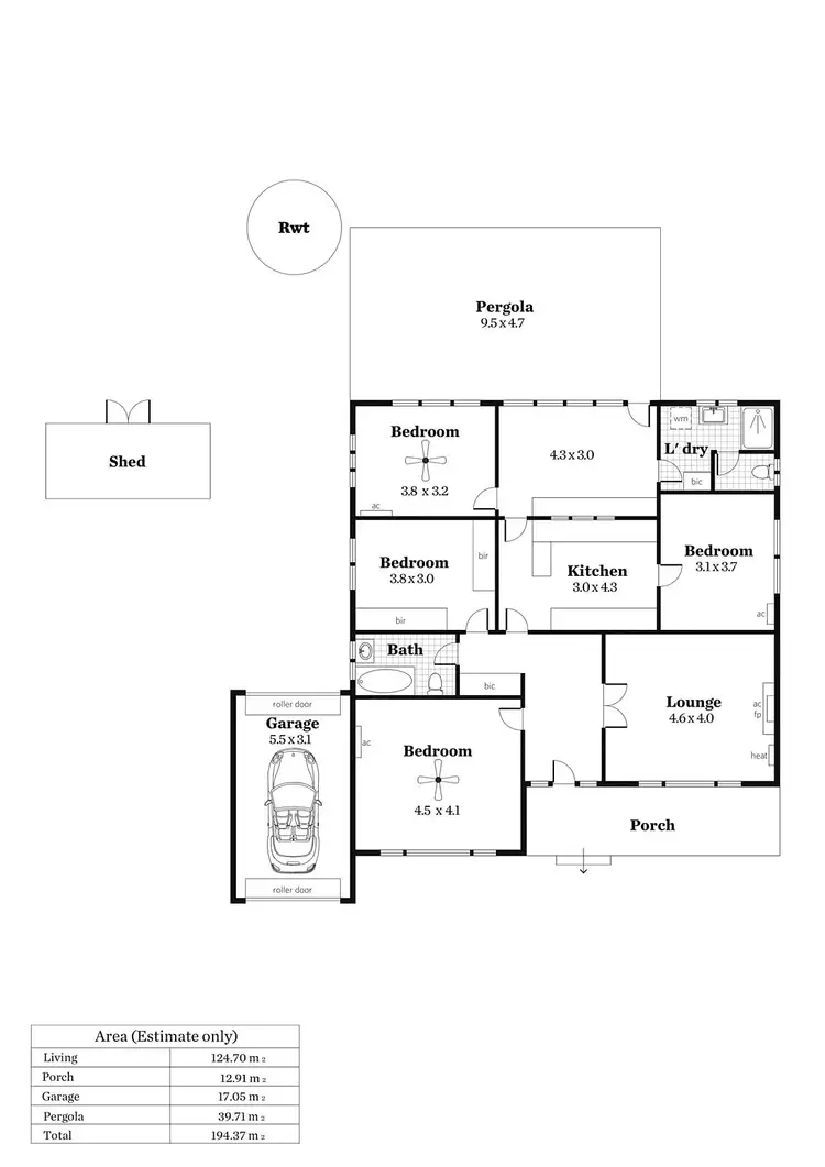 Floorplan of Homely house listing, 570 Greenhill Road, Burnside SA 5066