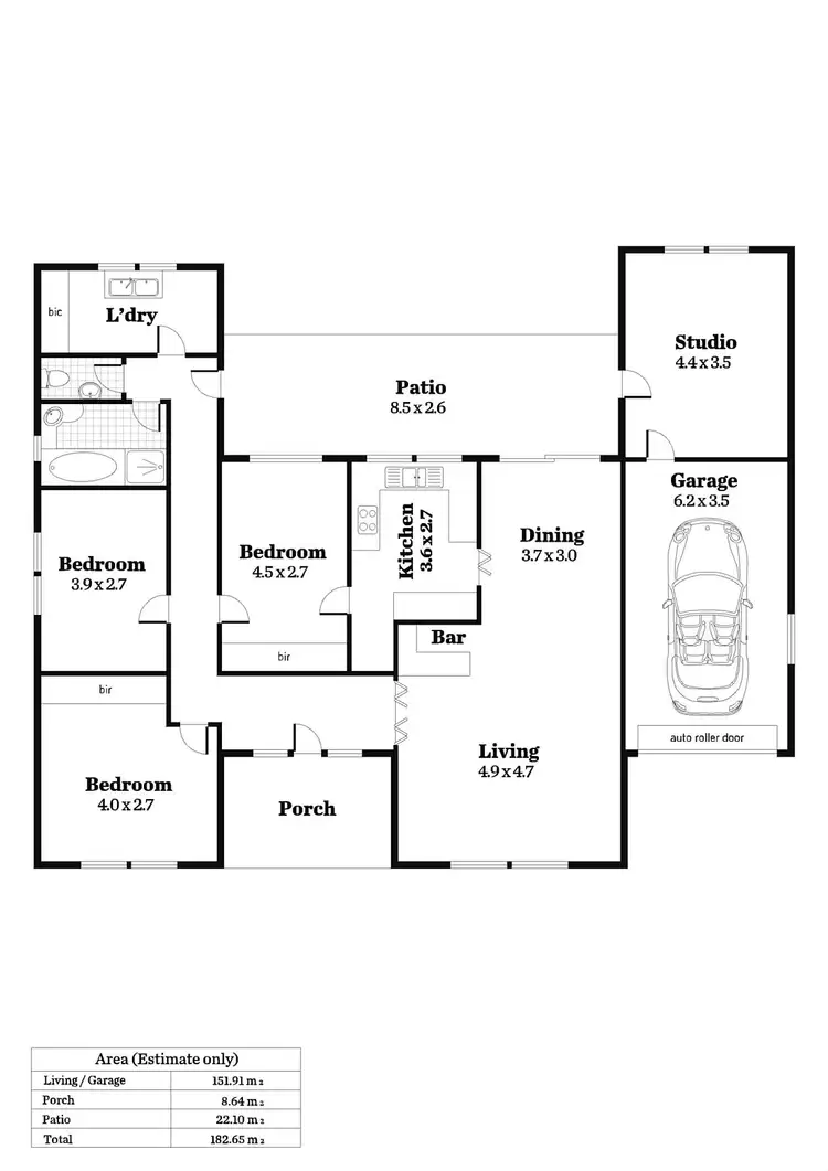 Floorplan of Homely house listing, 14 Doncaster Avenue, Newton SA 5074