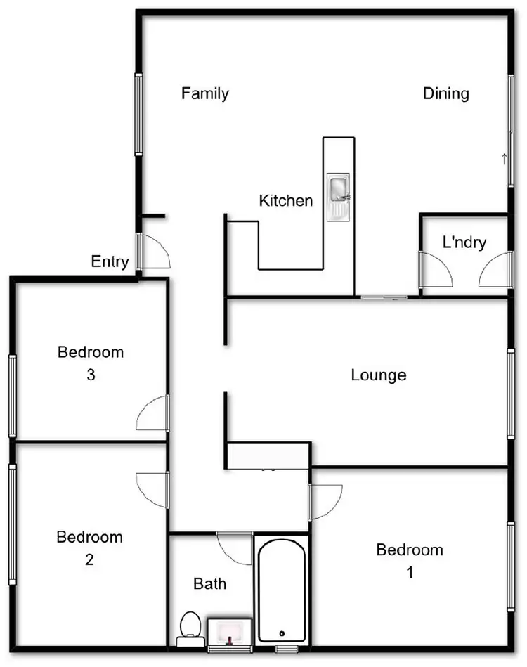 Floorplan of Homely house listing, 110 Irvine Street, Watson ACT 2602