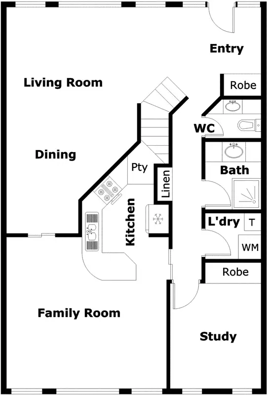 Floorplan of Homely townhouse listing, 55 Grounds  Crescent, Greenway ACT 2900