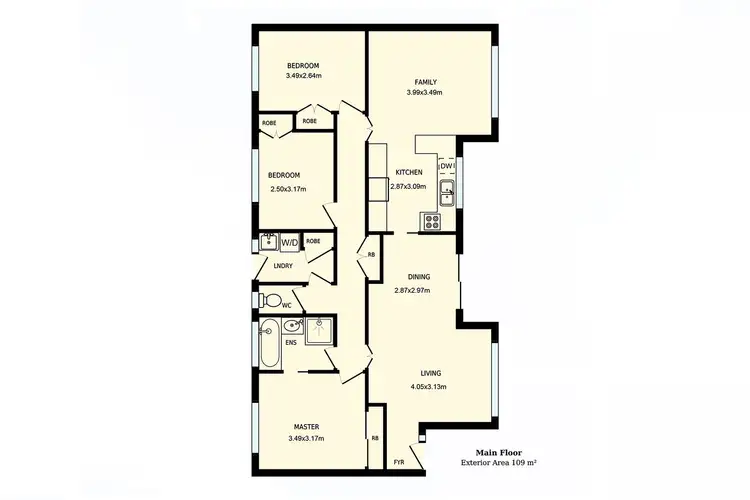 Floorplan of Homely house listing, 42 Mountain Circuit, Calwell ACT 2905