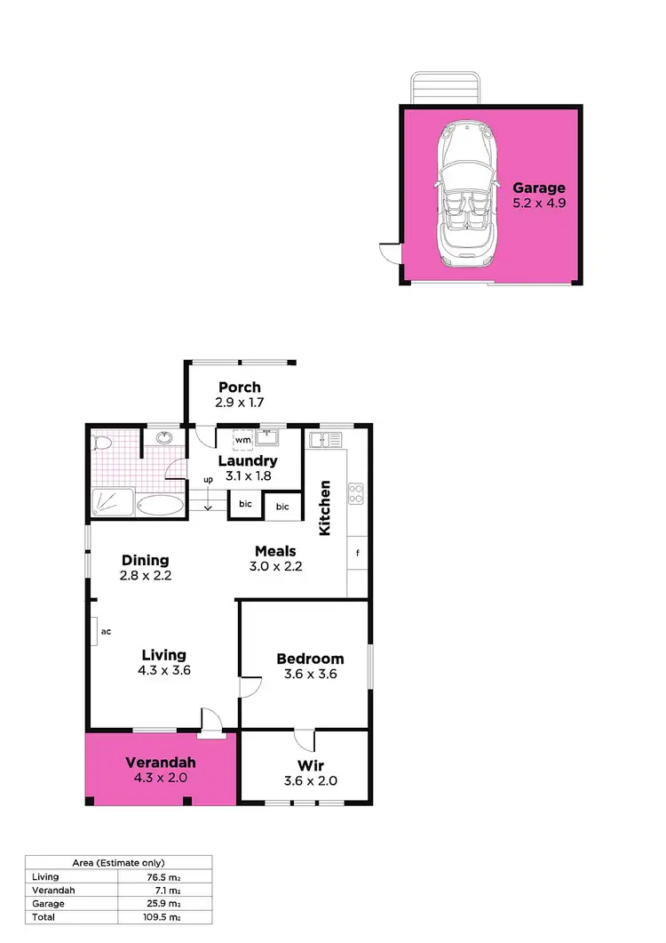 Floorplan of Homely house listing, 27 Churinga Road, Aldgate SA 5154