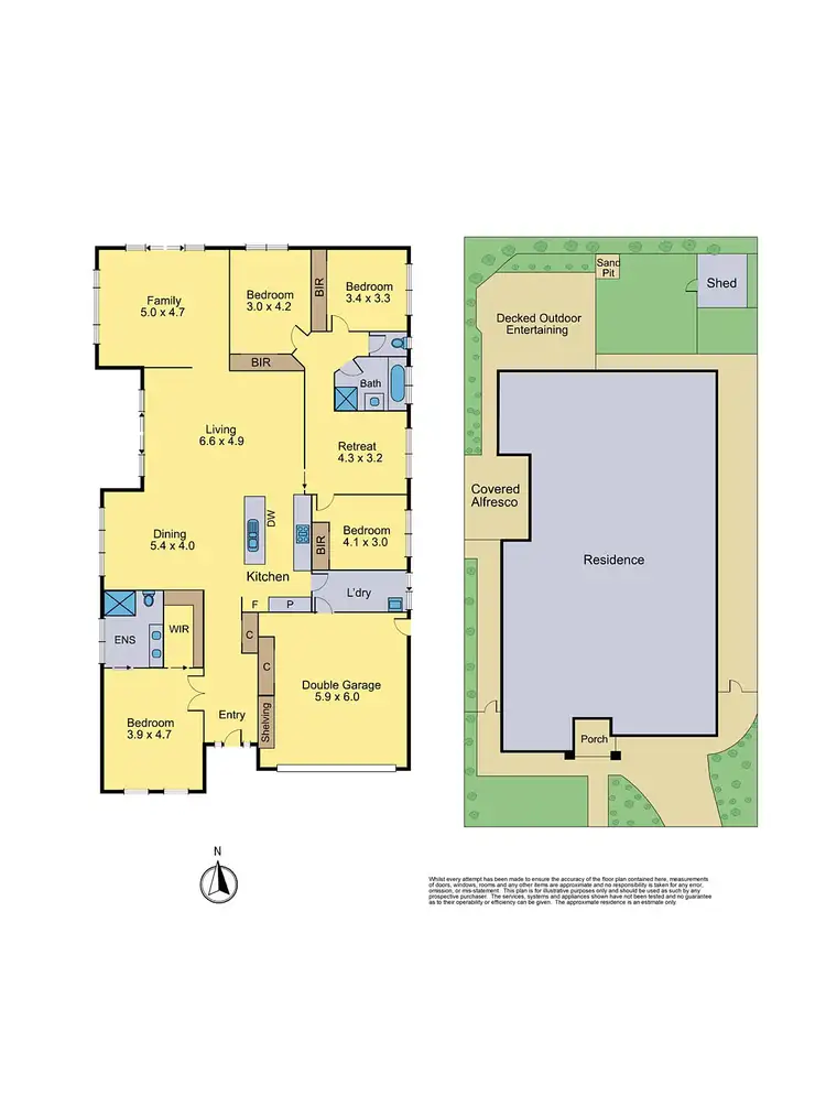 Floorplan of Homely house listing, 8 Beacon Place, Doreen VIC 3754