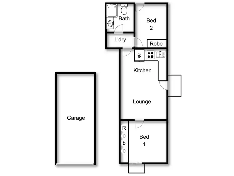 Floorplan of Homely house listing, 6/7-11 Broughton Place, Queanbeyan NSW 2620