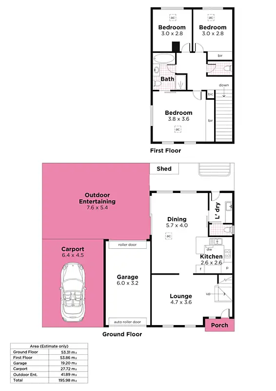 Floorplan of Homely house listing, 5B Milton Street, Oaklands Park SA 5046