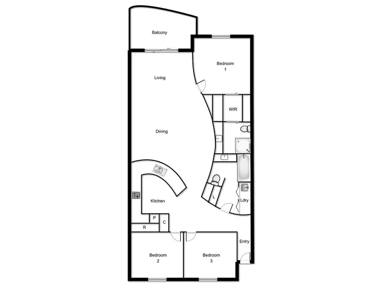 Floorplan of Homely townhouse listing, 5/7 Hopegood  Place, Garran ACT 2605