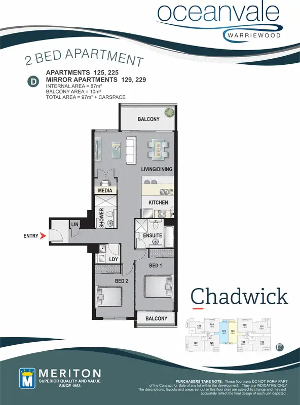 Floorplan of Homely apartment listing, 125/79 MacPherson Street, Warriewood NSW 2102