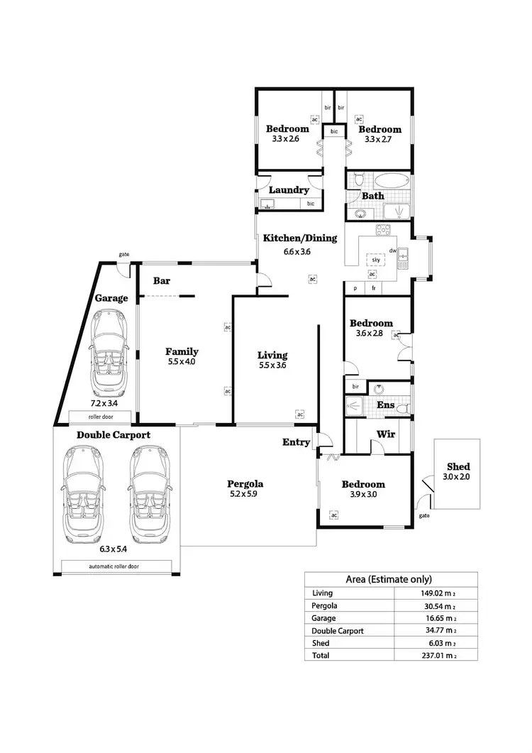 Floorplan of Homely house listing, 9 Stanley Avenue, Fulham Gardens SA 5024
