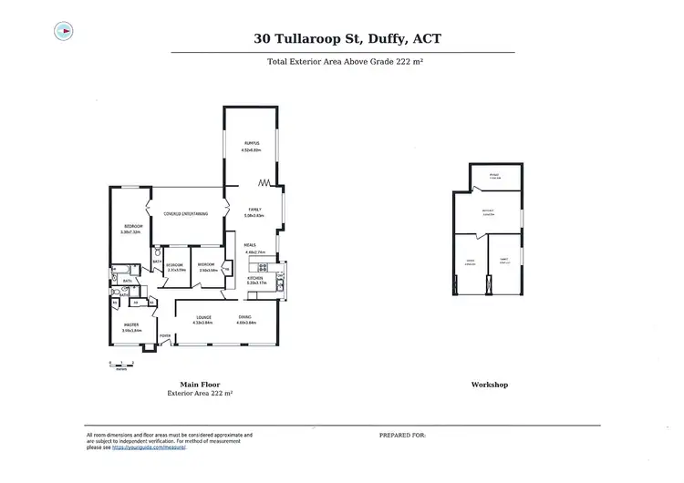 Floorplan of Homely house listing, 30 Tullaroop Street, Duffy ACT 2611