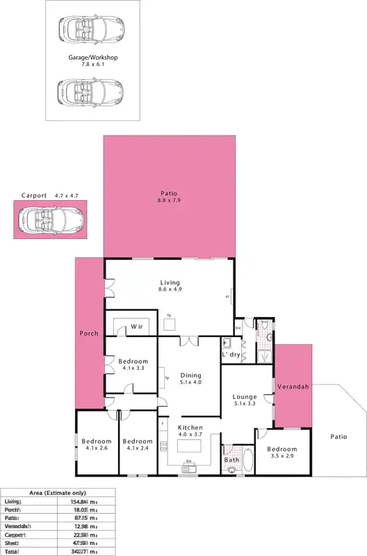 Floorplan of Homely house listing, 19 Emery Road, Aldgate SA 5154