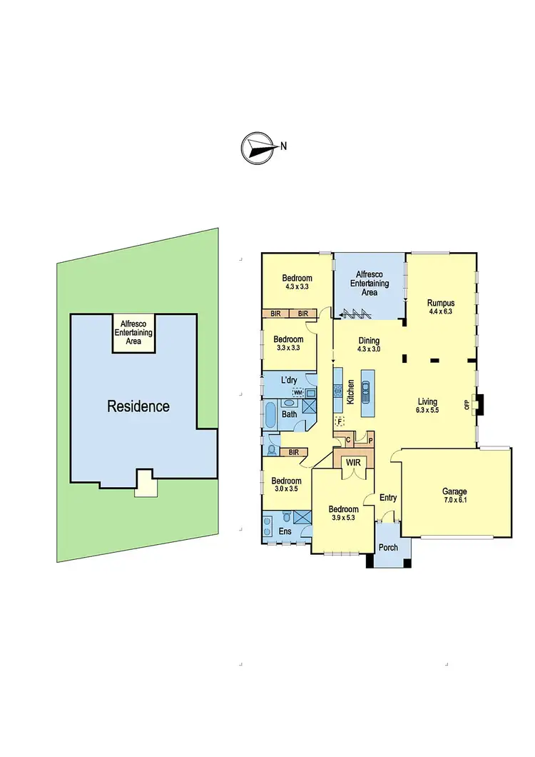 Floorplan of Homely house listing, 25 Beale Street, Mernda VIC 3754