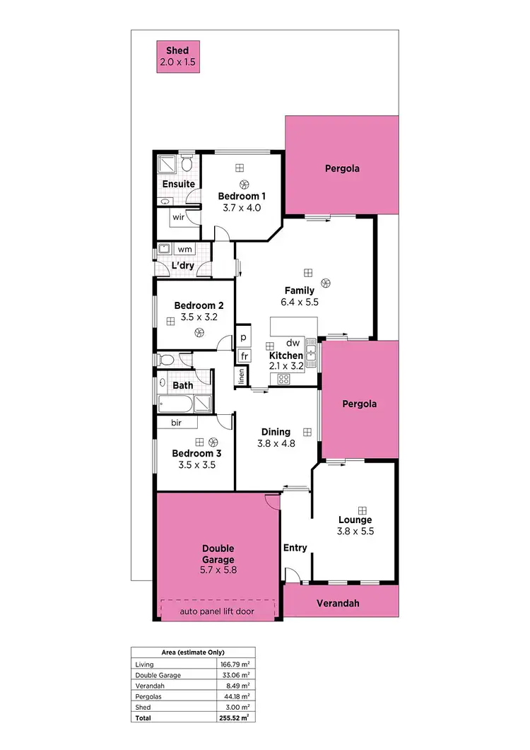 Floorplan of Homely house listing, 20 Oxford Circuit, Newton SA 5074