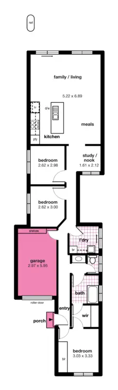 Floorplan of Homely house listing, 61a Muller Road, Hampstead Gardens SA 5086