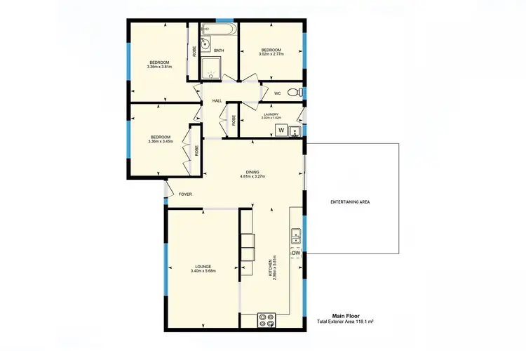 Floorplan of Homely house listing, 12 Baynton Street, Richardson ACT 2905