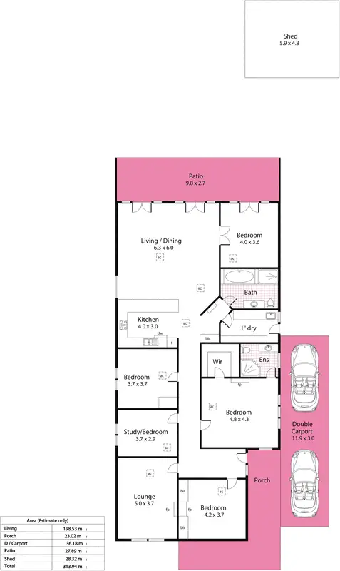 Floorplan of Homely house listing, 24 Church Street, Highgate SA 5063
