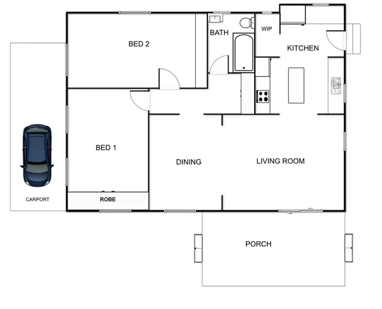 Floorplan of Homely house listing, 3 Nimbin Street, Narrabundah ACT 2604