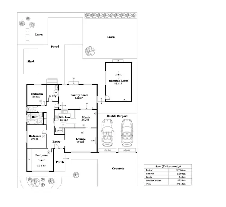 Floorplan of Homely house listing, 953 Grand Junction Road, Valley View SA 5093