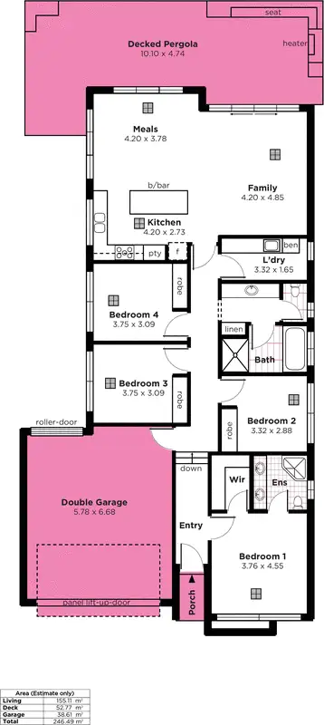 Floorplan of Homely house listing, 11 Shelter Row, Craigburn Farm SA 5051