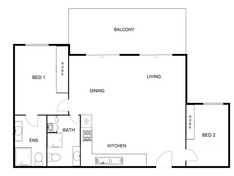Floorplan of Homely unit listing, 120/68 Hardwick Crescent, Holt ACT 2615