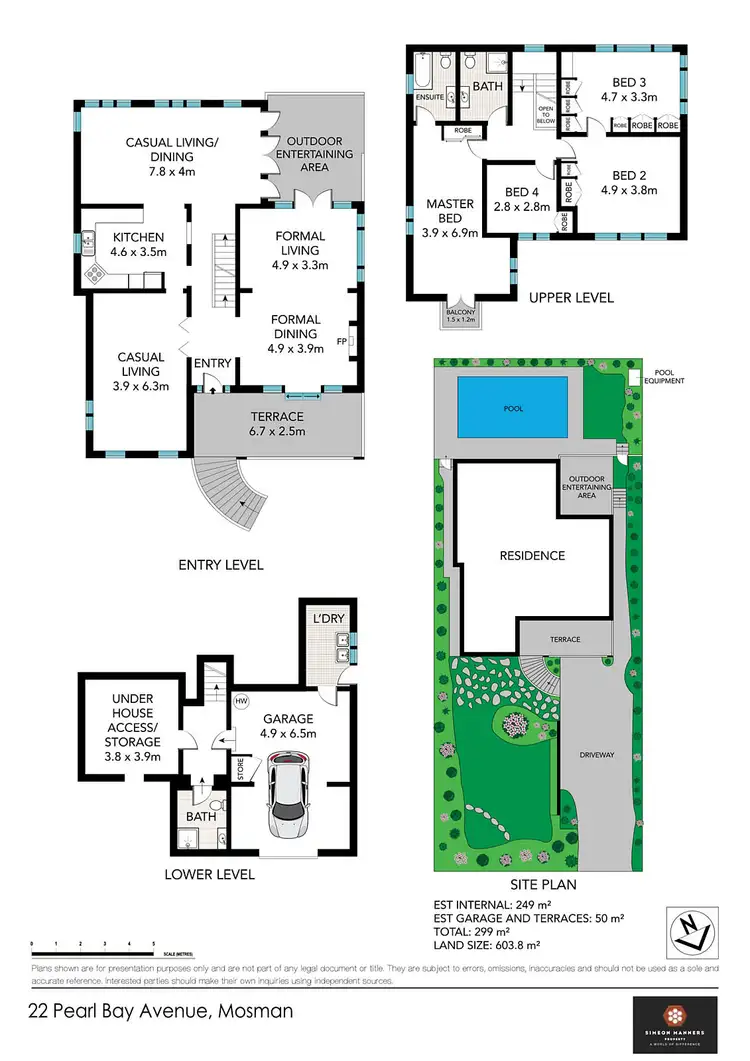 Floorplan of Homely house listing, 22 Pearl Bay Avenue, Mosman NSW 2088