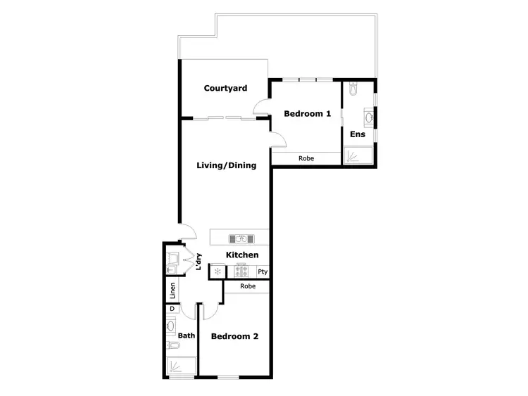 Floorplan of Homely apartment listing, 103/311 Flemington Road, Franklin ACT 2913