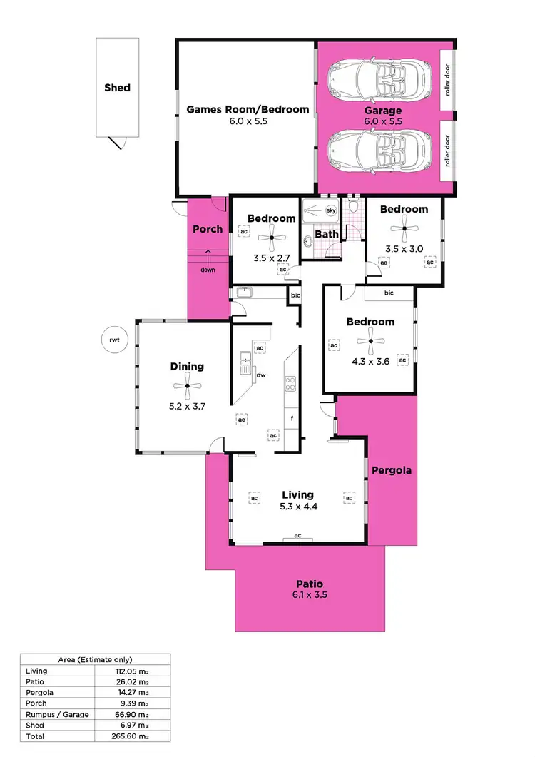 Floorplan of Homely house listing, 21 Panorama Drive, Windsor Gardens SA 5087