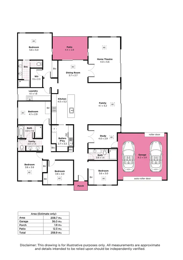 Floorplan of Homely house listing, 17 Lloyd Crescent, Littlehampton SA 5250