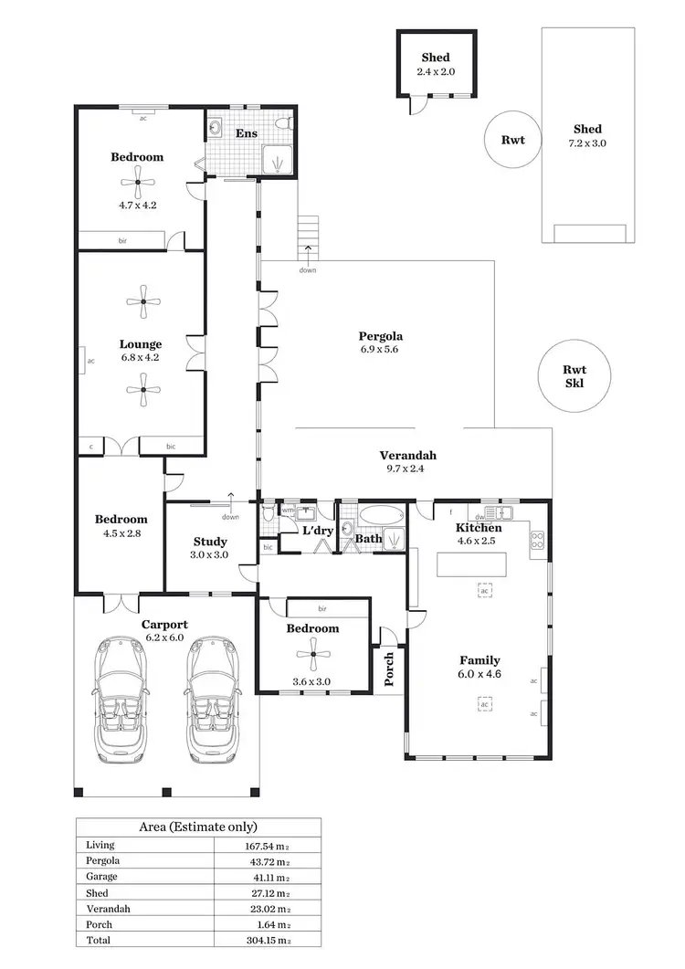 Floorplan of Homely house listing, 34 Austral Avenue, Linden Park SA 5065