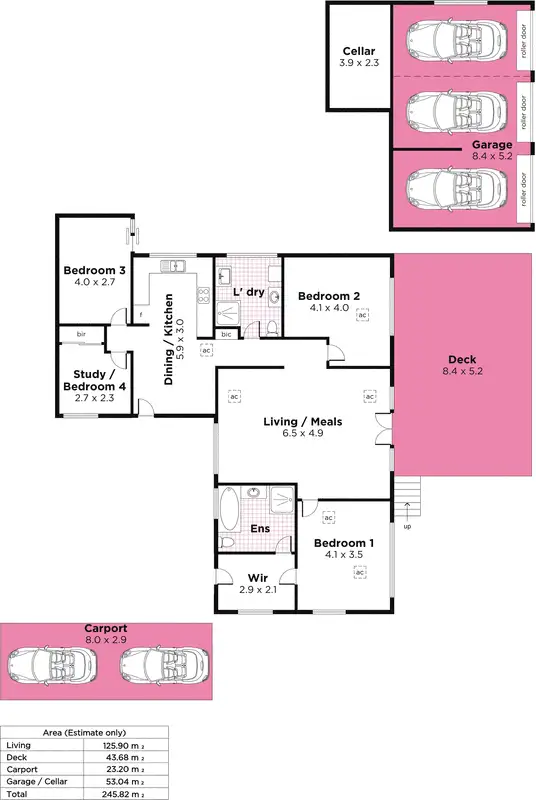 Floorplan of Homely house listing, 22 Batley Avenue, Hawthorndene SA 5051