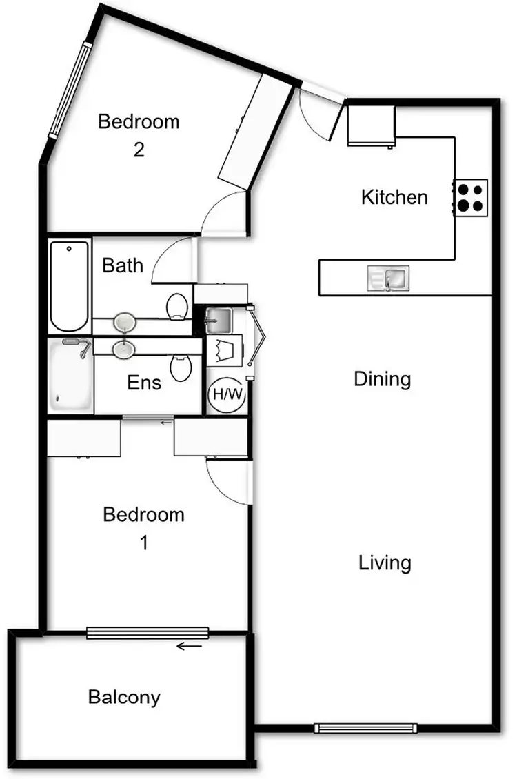 Floorplan of Homely apartment listing, 44/193 Mouat Street, Lyneham ACT 2602