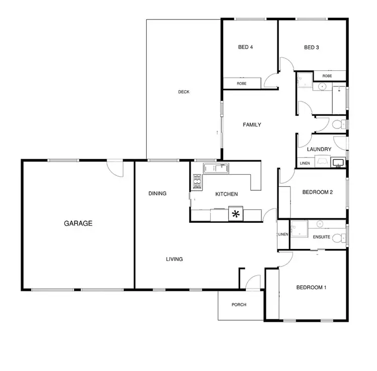 Floorplan of Homely house listing, 38 Goldner Circuit, Melba ACT 2615