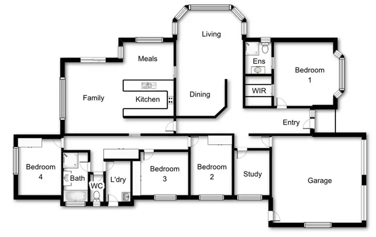 Floorplan of Homely house listing, Address available on request