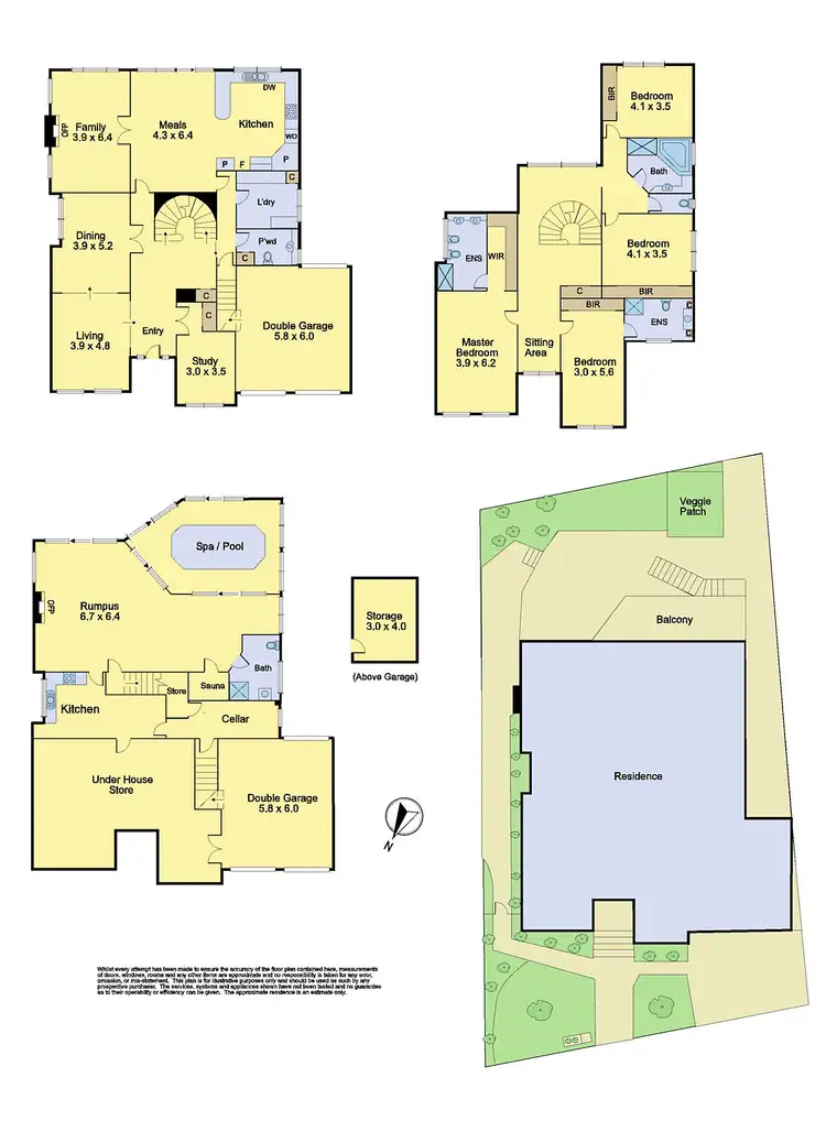 Floorplan of Homely house listing, 22 Glendalough Court, Watsonia North VIC 3087
