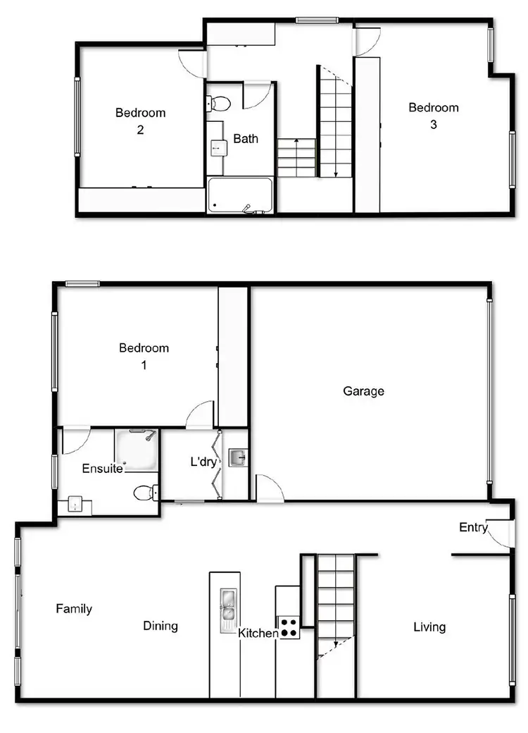 Floorplan of Homely townhouse listing, Address available on request