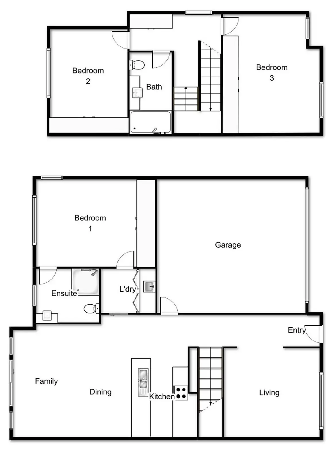 Floorplan of Homely townhouse listing, Address available on request