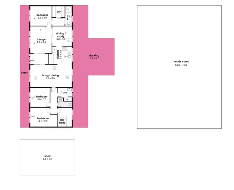 Floorplan of Homely house listing, 4 Grevillea Way, Belair SA 5052