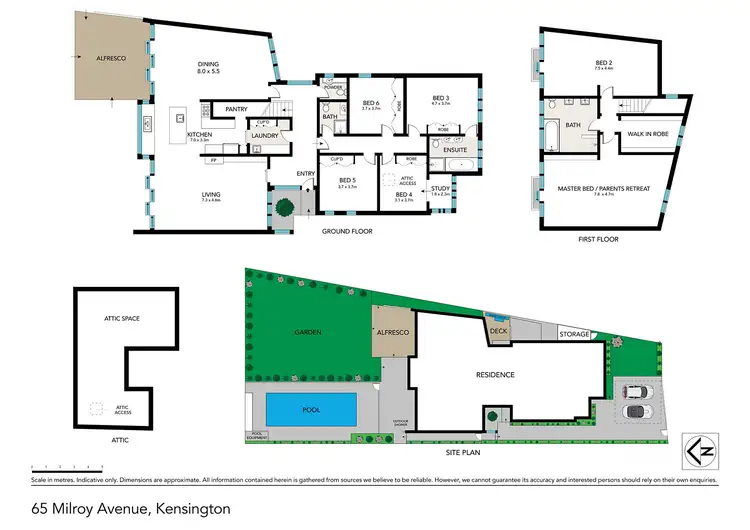 Floorplan of Homely house listing, 65 Milroy Avenue, Kensington NSW 2033