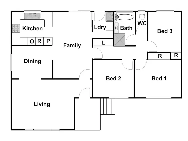 Floorplan of Homely house listing, 30 Blackwell Circuit, Flynn ACT 2615