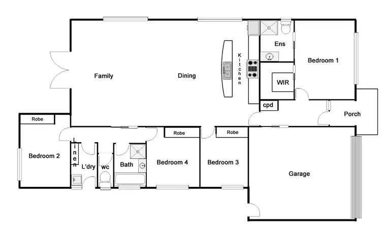 Floorplan of Homely townhouse listing, 9/27 Paperbark Street, Banks ACT 2906