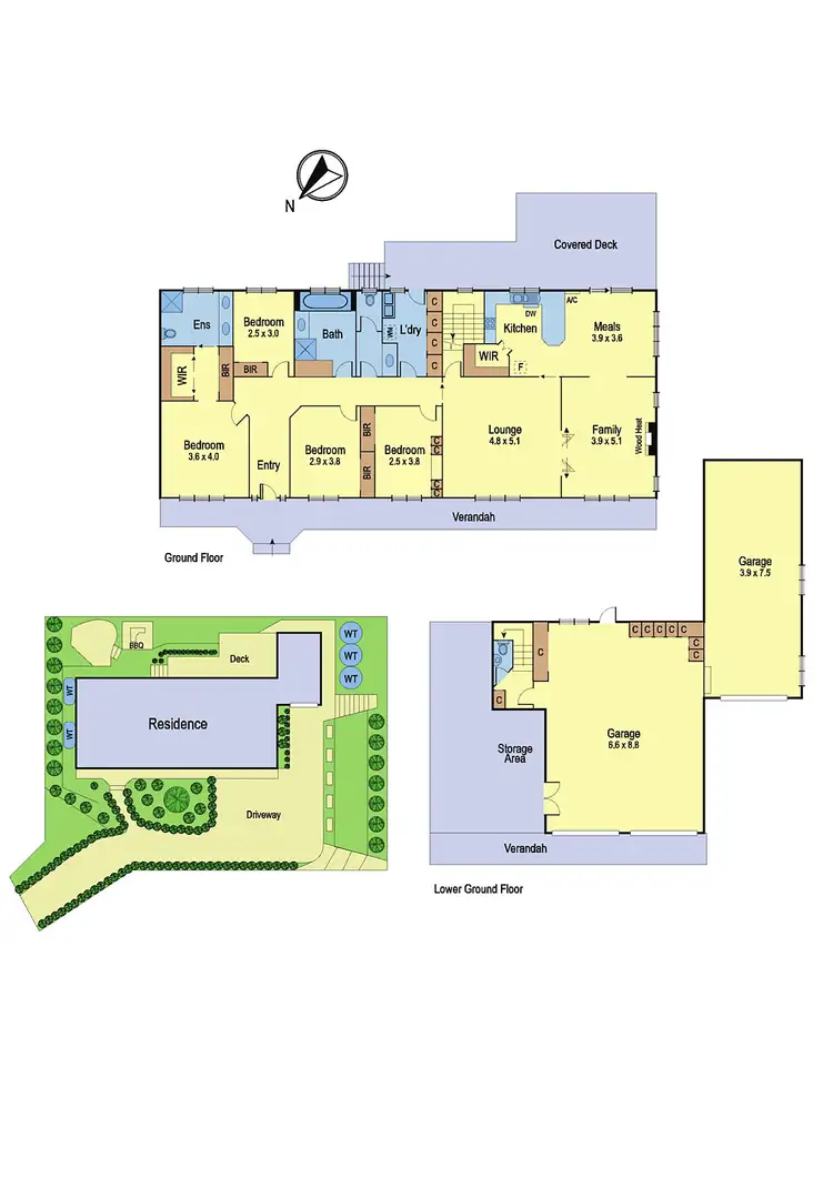 Floorplan of Homely house listing, 18 Siyan Rise, Diamond Creek VIC 3089