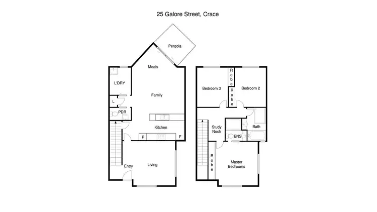 Floorplan of Homely house listing, 25 Galore Street, Crace ACT 2911