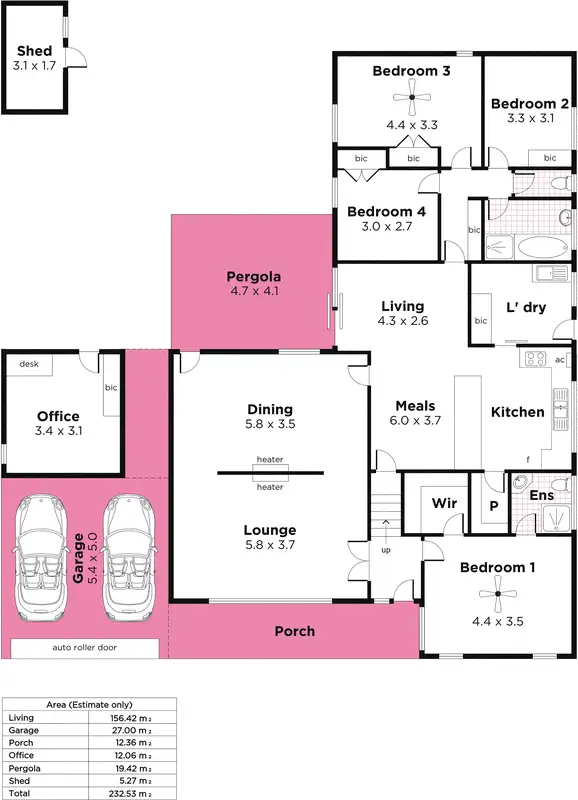 Floorplan of Homely house listing, 17 Crescent Avenue, Panorama SA 5041