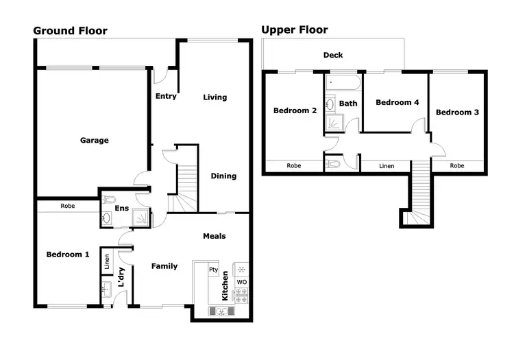 Floorplan of Homely townhouse listing, 1/32 Clamp Place, Greenway ACT 2900