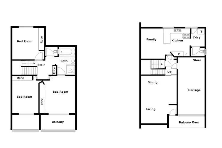 Floorplan of Homely townhouse listing, 41/174 Clive Steele Avenue, Monash ACT 2904
