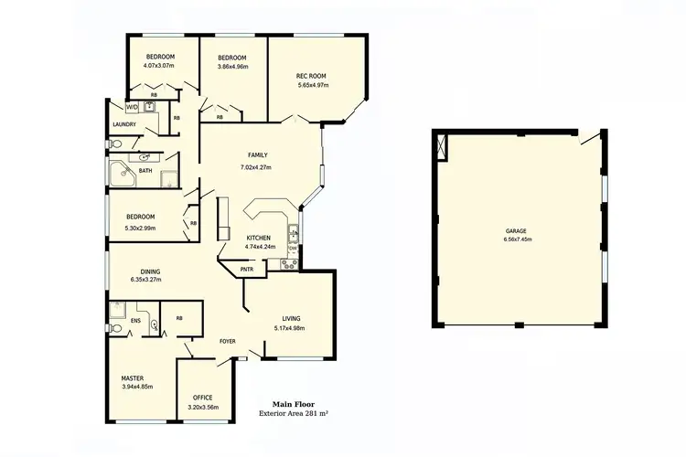 Floorplan of Homely house listing, 5 Andrea Place, Bonython ACT 2905