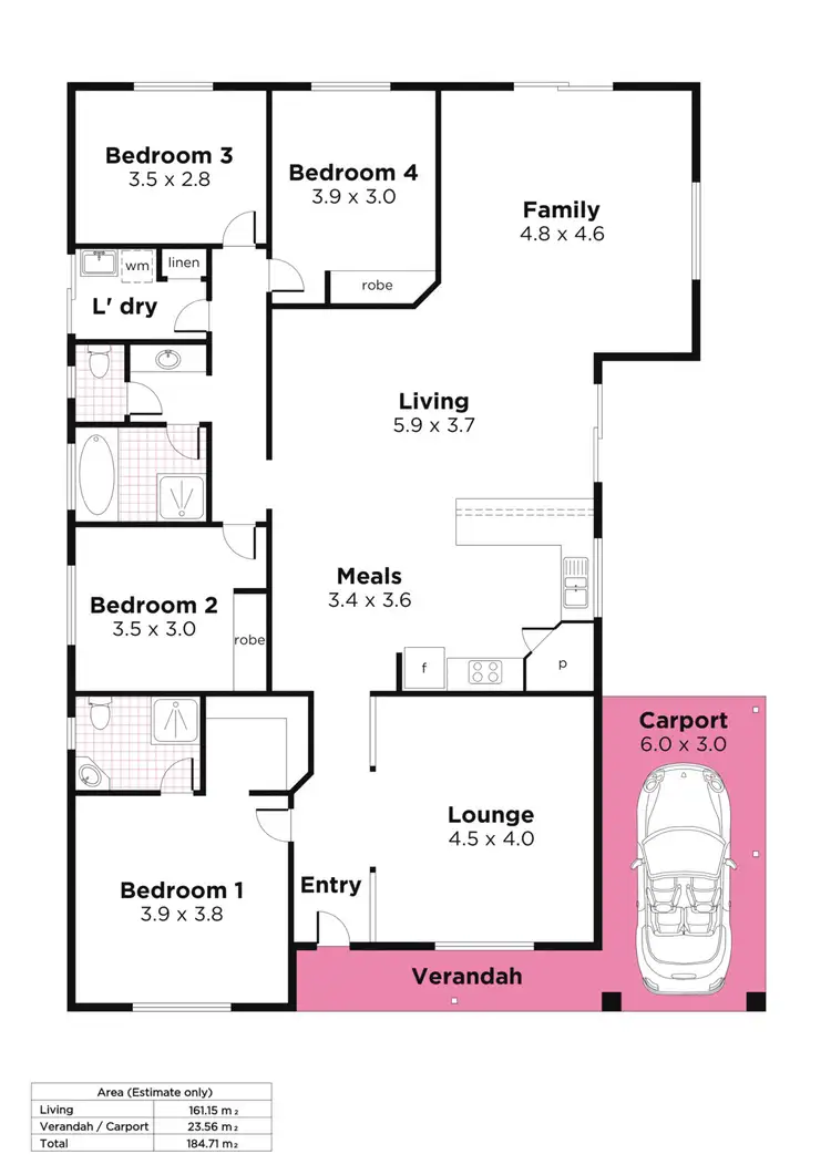 Floorplan of Homely house listing, 38 Gill Street, Moonta Bay SA 5558