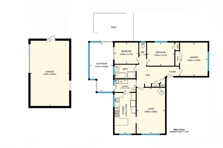 Floorplan of Homely house listing, 14 Mirbelia Crescent, Rivett ACT 2611