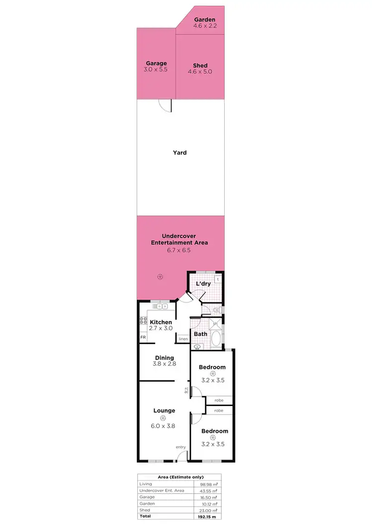 Floorplan of Homely house listing, 20 Langham Place, Port Adelaide SA 5015